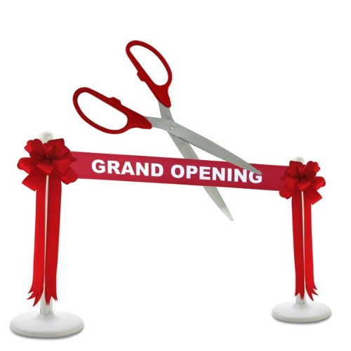 Grand Opening Large Ribbon Cutting Scissors Rental Package