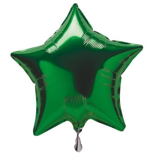 star balloon green