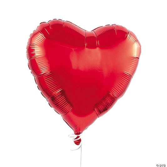 red heart  foil balloon red heart shaped mylar balloon