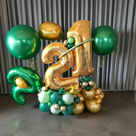 21 balloon bouquet