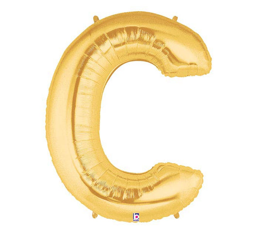 letter c balloon gold large