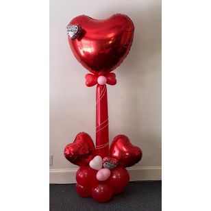 Sweet Heart Balloon Column