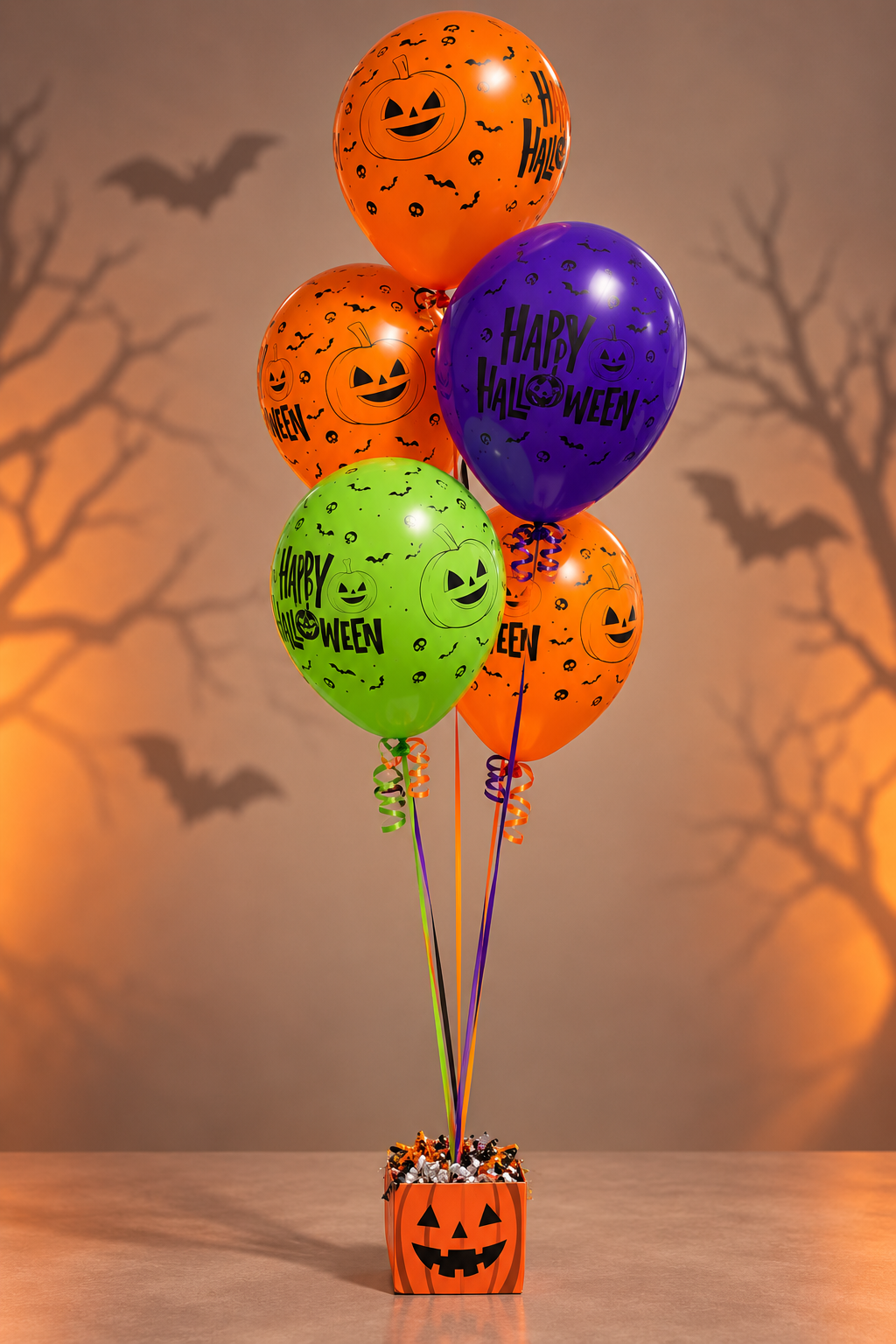 Happy Halloween Treat Bouquet Halloween Balloons Balloon & Party Charlotte 34
