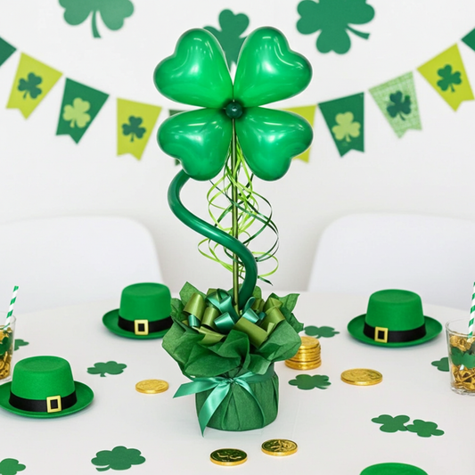 St Patrick's Day Shamrock Centerpiece