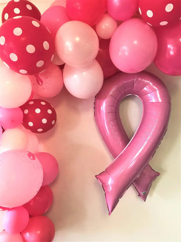 ’Empowering Hope: Breast Cancer Awareness and Balloon Decorations