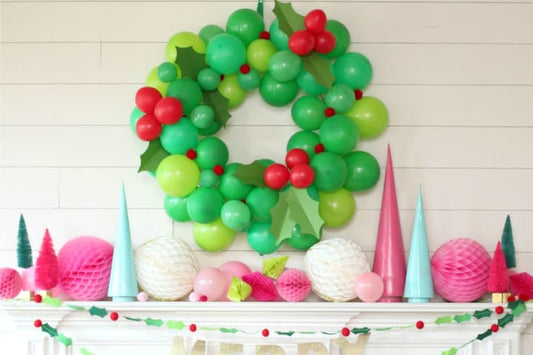 Christmas Wreath with Holly