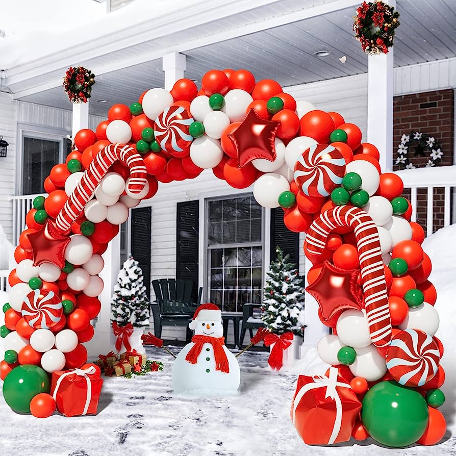 Christmas Peppermint Arch – Balloonscharlotte