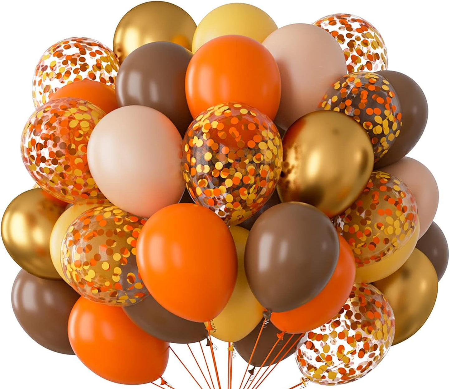 Fall Color Helium Balloon Assortment
