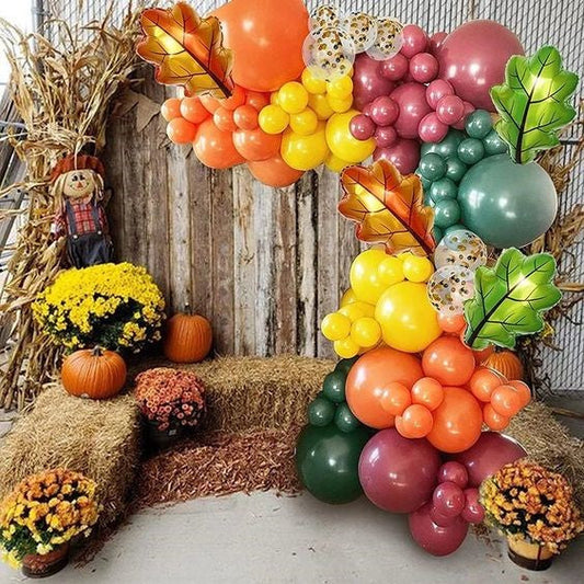 Fall Garland Backdrop