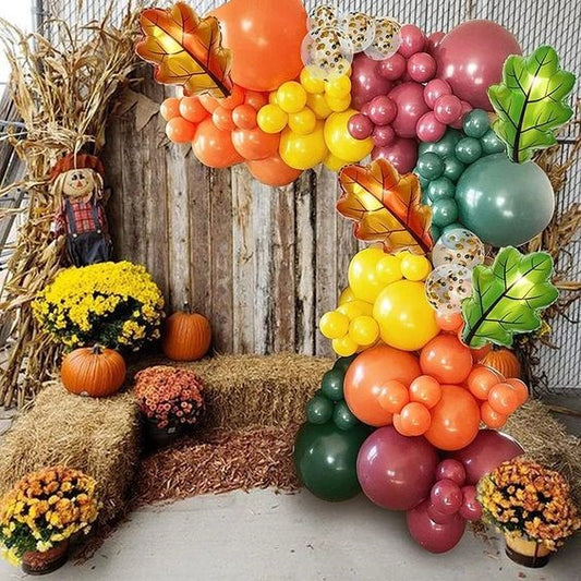 Fall Garland Backdrop