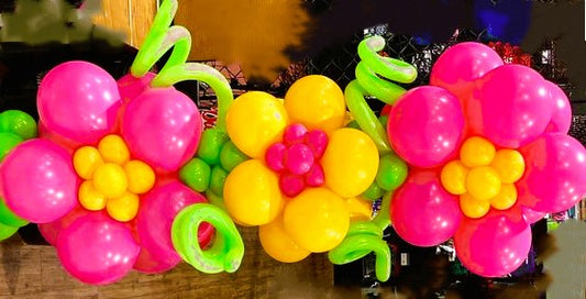 Flower balloon Garland