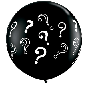 Gender Reveal Question Mark Balloon Your Secret is Safe