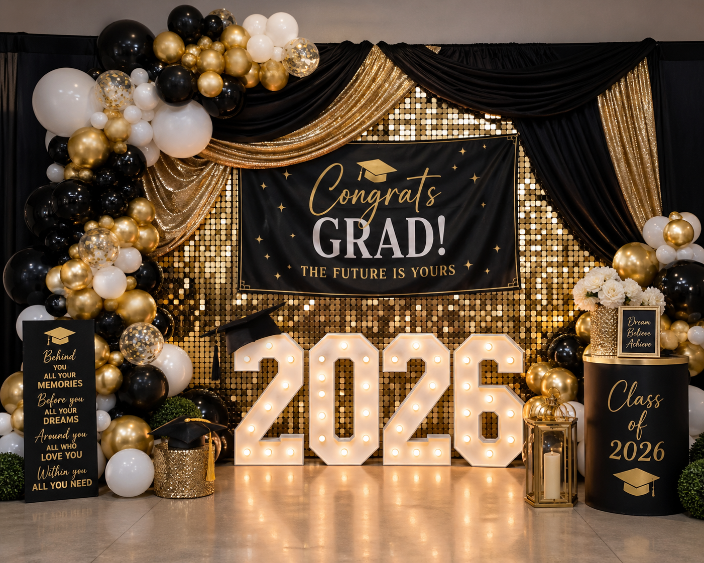 Graduation Lux Party Balloon & Party Charlotte 5000