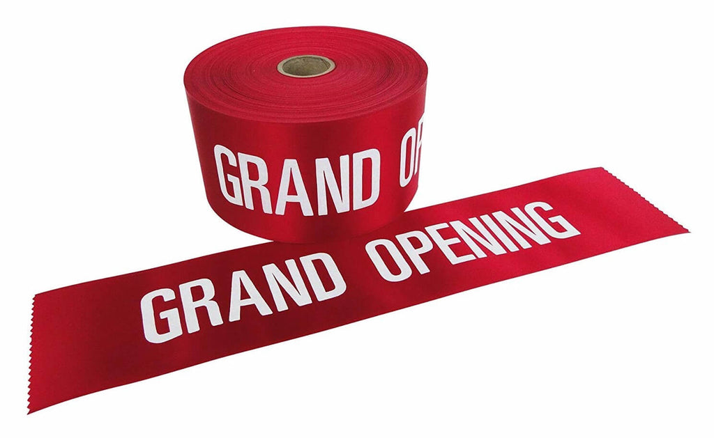 Grand Opening Printed Ribbon– Balloon & Party Charlotte