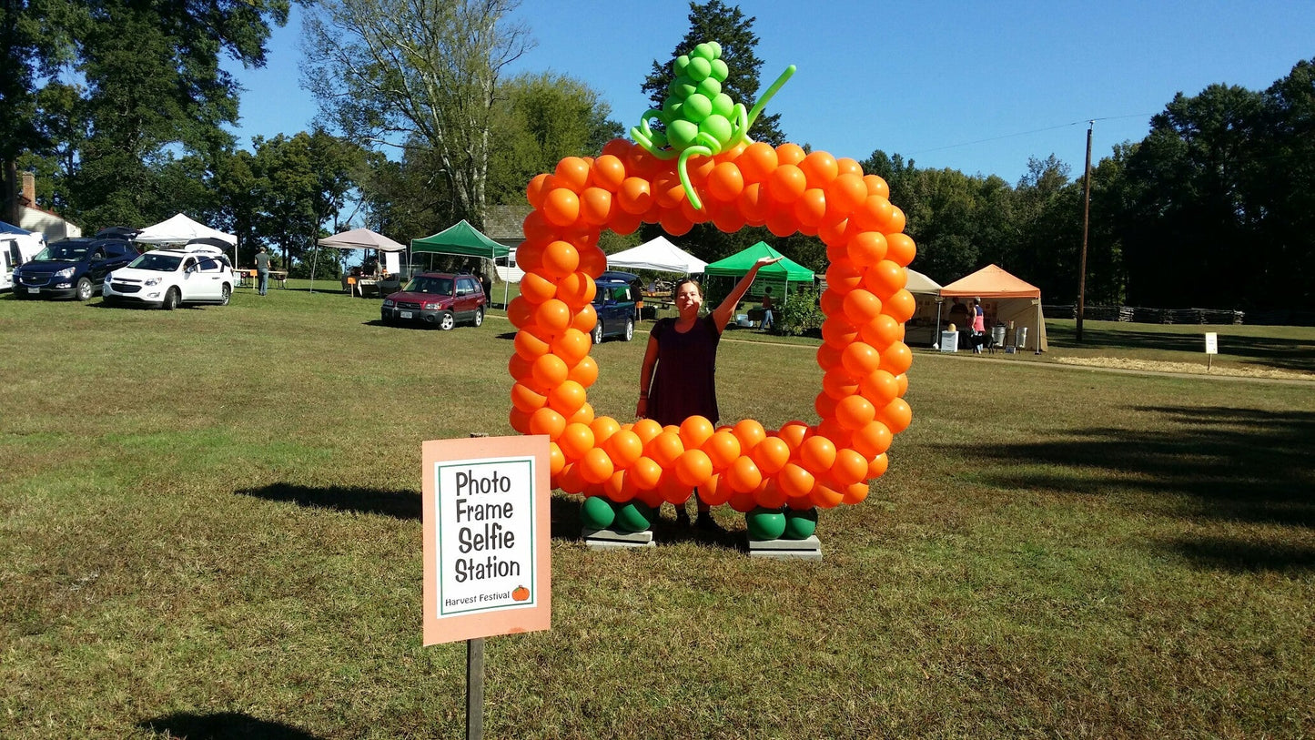 Halloween Pumpkin Picture Frame