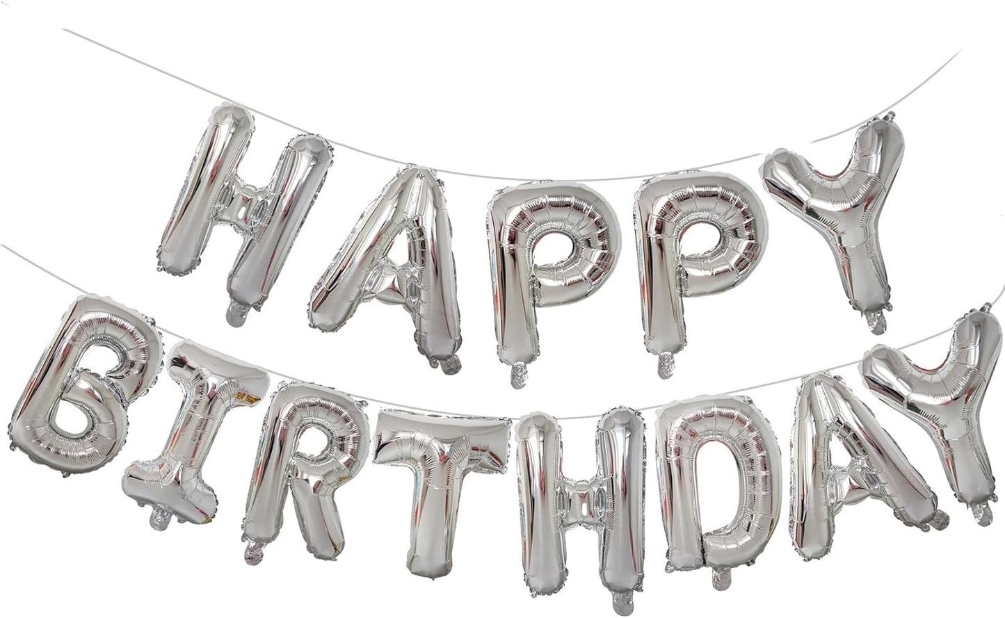 Happy Birthday Balloon Banner