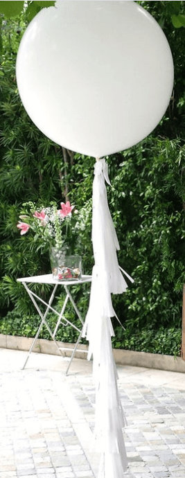 Jumbo Balloon with Tassels