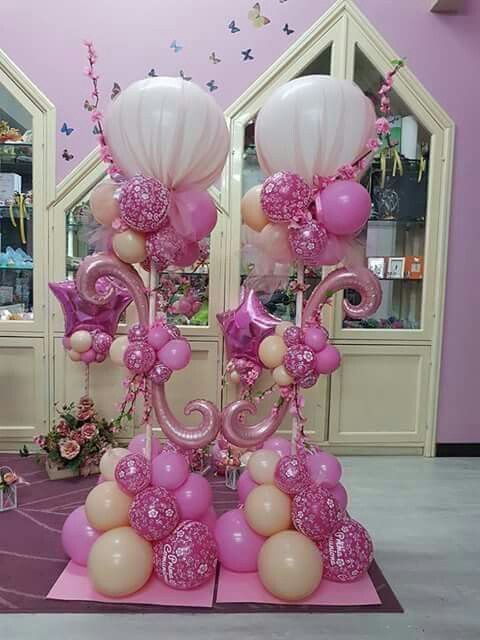 wedding balloon columns