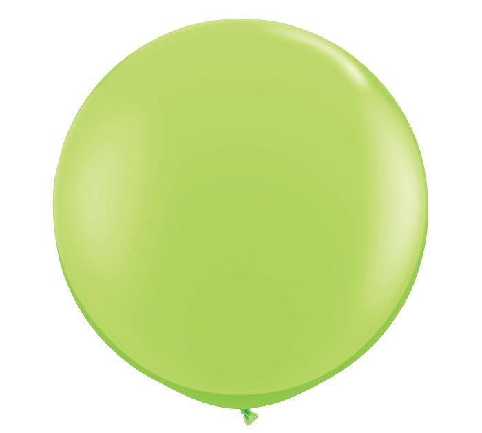 Large 3-foot Round Lime GreenLatex Balloon
