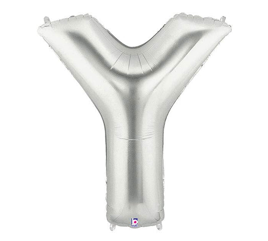 Letter Y balloon silver