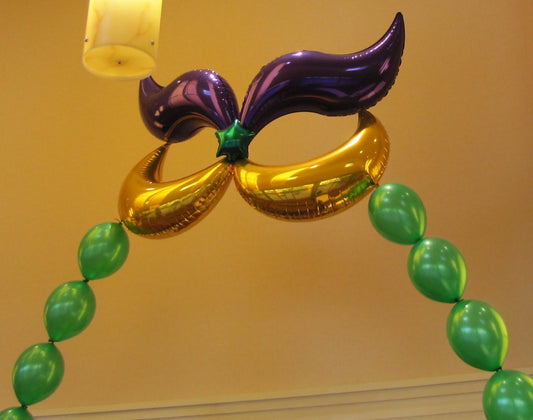 Mardi Gras Mask Arch