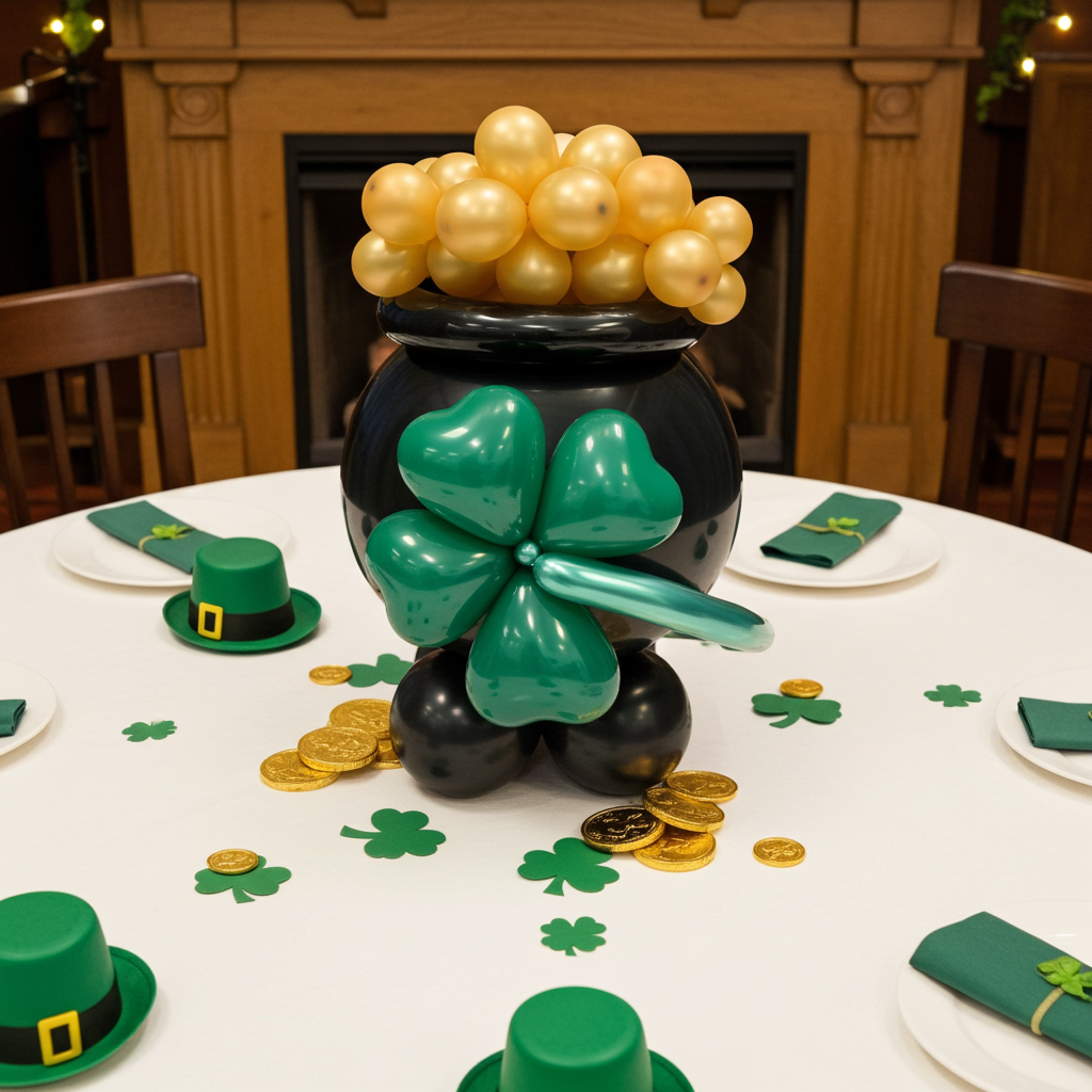Lucky Pot of Gold Centerpiece