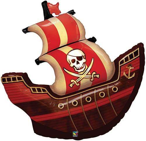 Pirate Ship Foil Balloon