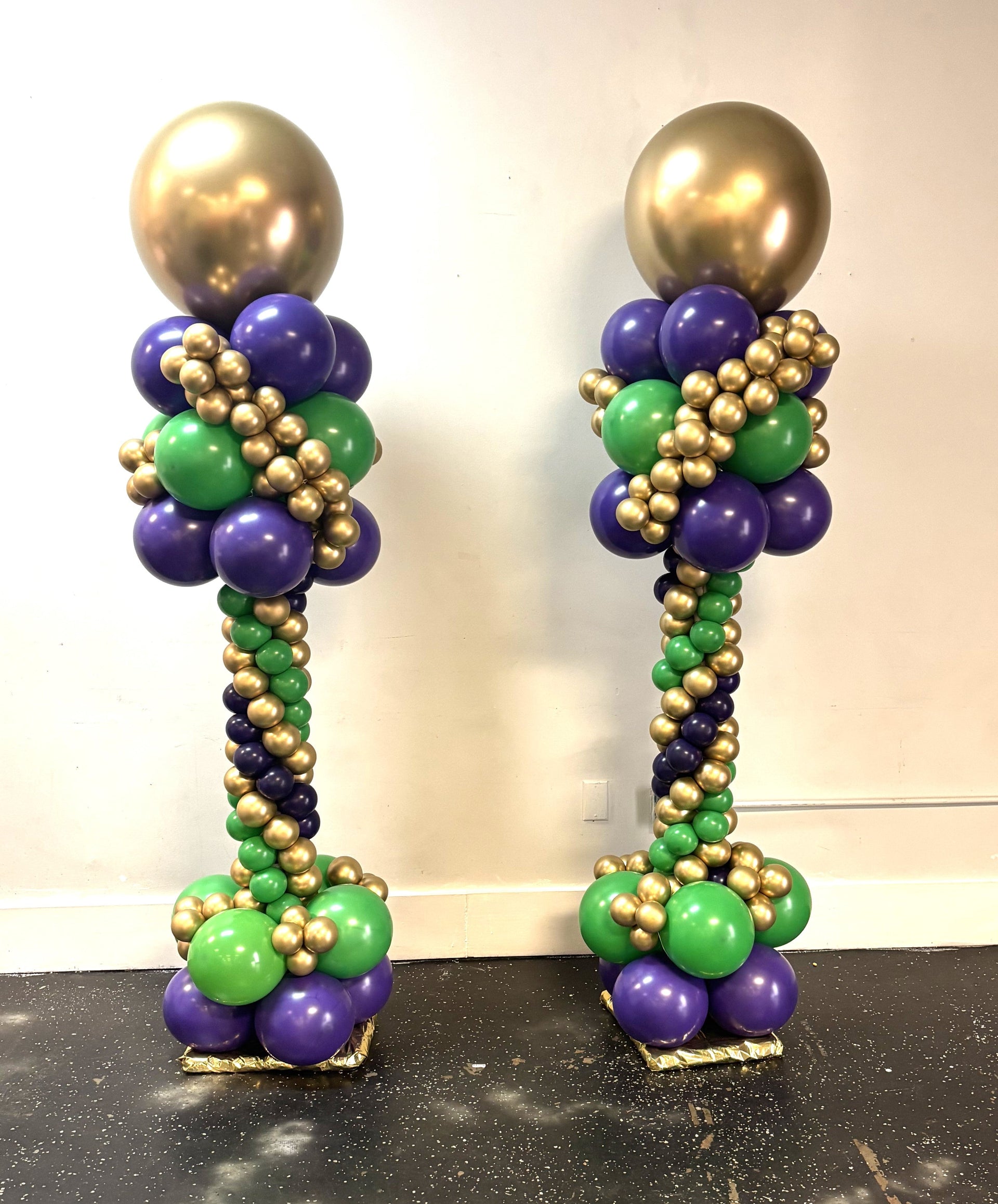 Topiary Column Pom Pom Topiary Columns– Balloon & Party Charlotte