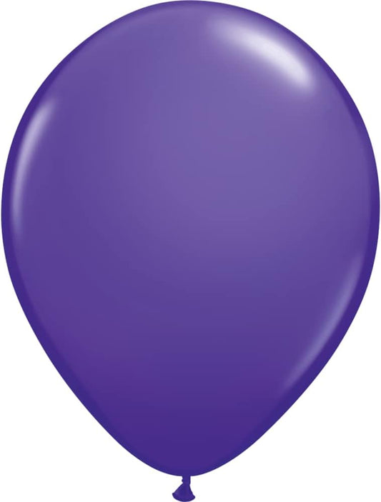 purple latex party balloon