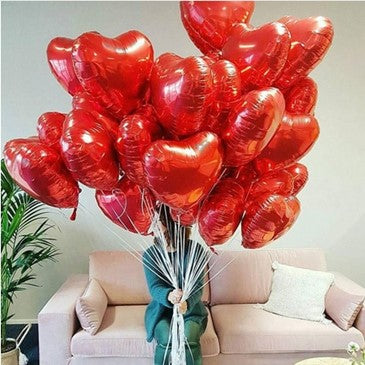 Super Love 25 Red Heart Bouquet