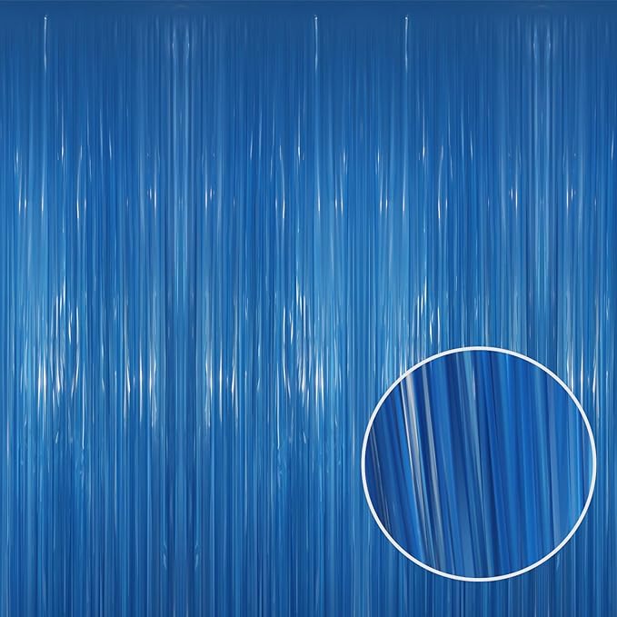 Tinsel backdrop curtain