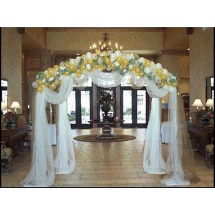 Wedding Balloon Floral Canopy