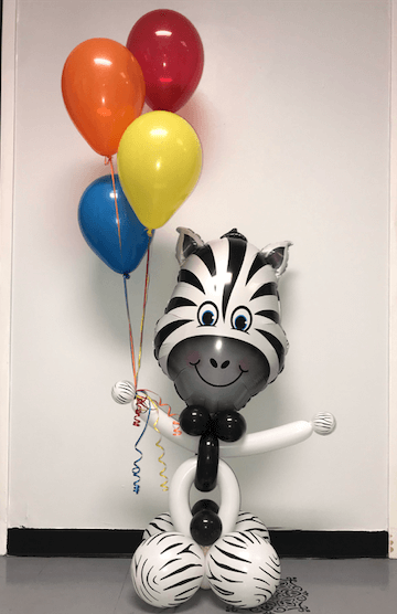 Zany Zebra Balloon Critter