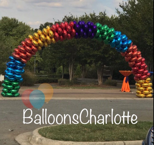 Magic Mylar Balloon Arch