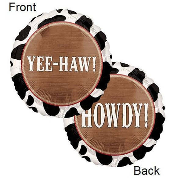 howdy heehaw balloon