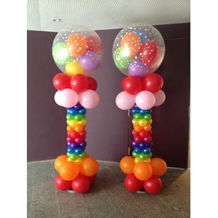 Gumball Balloon Columns