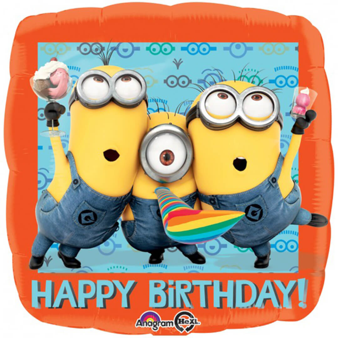minion birthday balloon