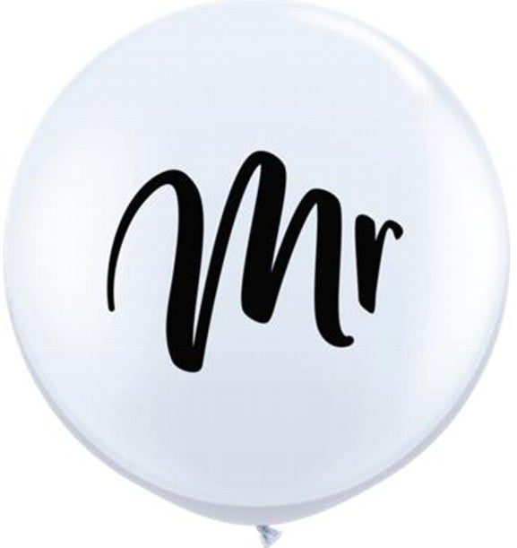 Mr Mrs Balloon Set Giant
