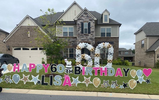 Yard Sign Lawn Number Birthday Package