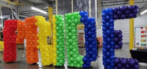 Pride Rainbow Letter