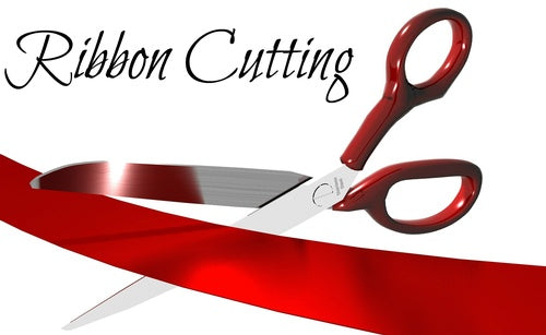 ribbon cutting scissors grand openong