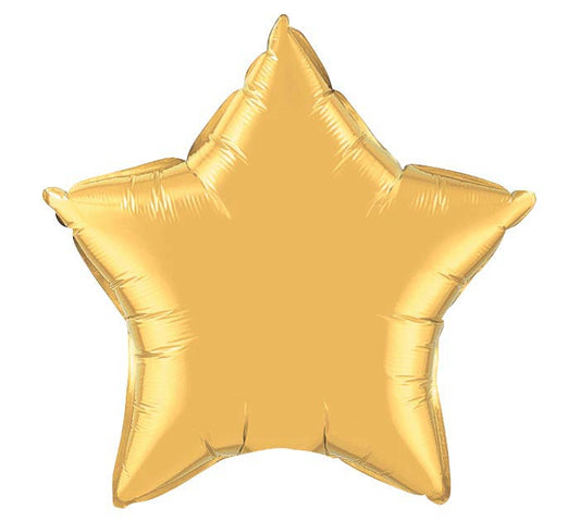 foil star balloon gold