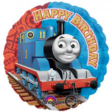 Thomas the train foil balloon
